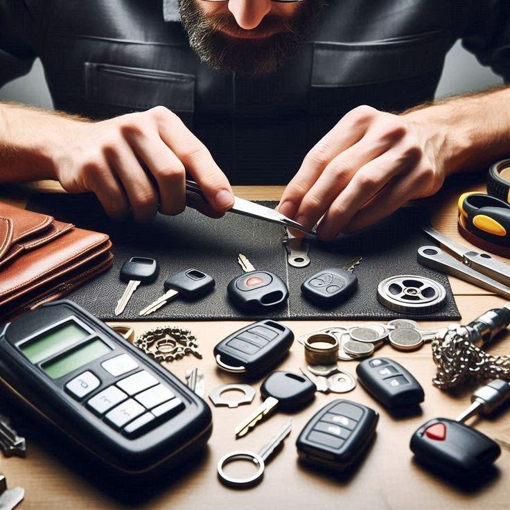 Automotive maintenance in progress